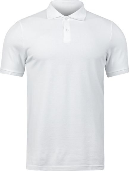 White Polo Shirt Cutout